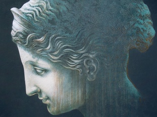 Древнегреческая голова девушки