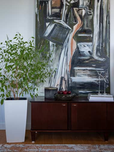 Картина Горбуновой Марии в гостиной в стиле американской классики